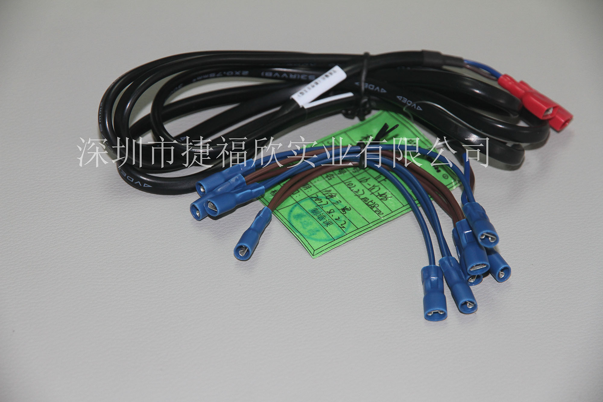 深圳线束加工厂UL100718AWG F1-6.4VQD配电盒电源线